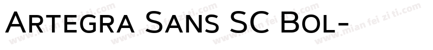 Artegra Sans SC Bol字体转换
